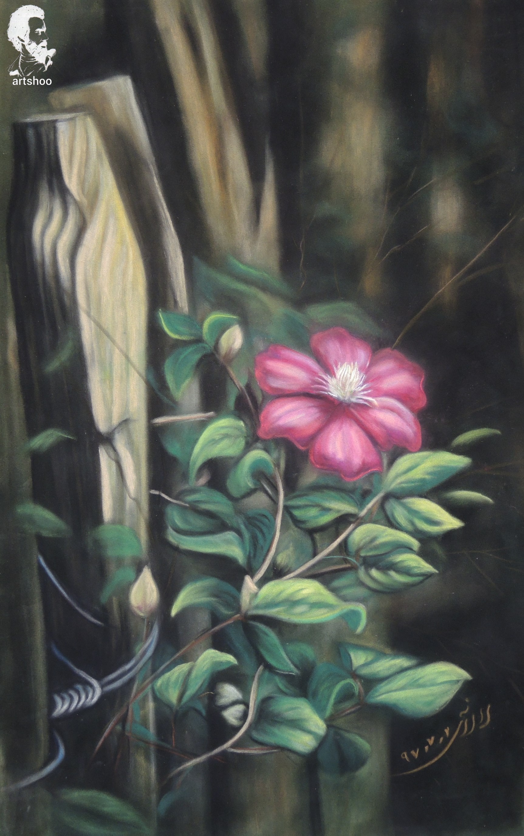 نقاشی پاستل اورژینال